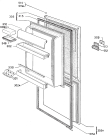 Схема №4 S3049I с изображением Крышка для холодильной камеры Aeg 50213980001